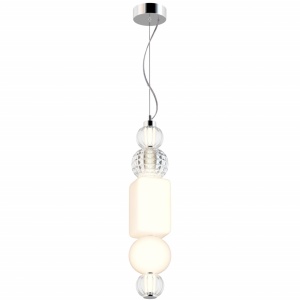 PENDUL COLLAR P069PL-L35CH3K, DIN METAL SI STICLA, STIL MODERN, MAYTONI - Img 2