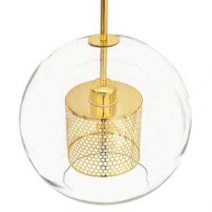 PENDUL LOFT GOLD APP554-1CP, 20 cm, AURIU, DIN OTEL, METAL SI STICLA, STIL MODERN, TU - Img 7