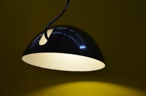 PENDUL PLUME, NEGRU, DIN ALUMINIU, STIL MODERN, B2 - Img 3