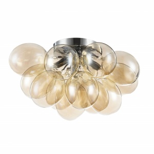 PLAFONIERA BALBO MOD112-04-G, DIN METAL SI STICLA, STIL MODERN, MAYTONI