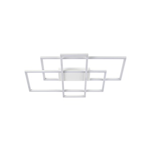 PLAFONIERA FRAME PL RETTANGOLO, ALB, DIN METAL, STIL MODERN - Img 2