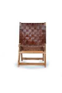 SCAUN 6135, MARO, DIN PIELE SI LEMN, STIL VINTAGE G&C - Img 3
