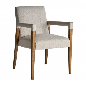 SCAUN BAENA REF. 29773, CREM, STIL CLASIC, DIN LEMN MASIV DE MESTEACAN, IN SI SPUMA, VIC