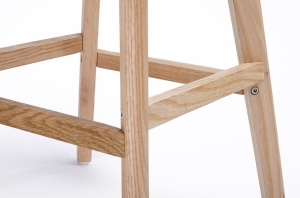 SCAUN DE BAR ALB DIN STEJAR NORDIC BAR STIL MODERN B2 - Img 5