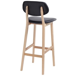 SCAUN DE BAR NEGRU HOKER DEKER STIL MODERN B2 - Img 2