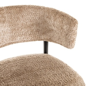 SCAUN DE BAR ROCHELLE SHEEP NATURE, S4761, CONFECTIONAT DIN POLIURETAN, LEMN RECICLAT SI METAL, RICHMOND INTERIORS - Img 4