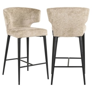SCAUN DE BAR TAYLOR DESERT FUSION 109, S4715, CONFECTIONAT DIN 100% POLIESTER SPUMA SI METAL, RICHMOND INTERIORS