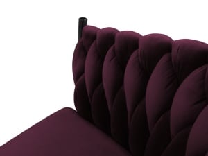 SCAUN EXCLUSIVIST SHIRLEY BURGUND, TAPITERIE DIN CATIFEA SI NEGRU, STIL MODERN, ARTIM GROUP SELECTION - Img 3