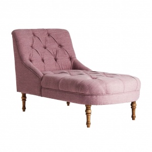 SCAUN LUNG GAHN REF. 27400, ROZ, STIL MODERN, DIN LEMN MASIV DE PIN, VIC