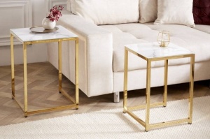 SET 2 MASUTE DE CAFEA, ELEGANCE 40M, DIN STICLA CU EFECT DE MARMURA, COD 42177 - Img 2