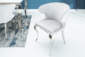 SET 4 SCAUNE GRI BAROCK II 38872 DESIGN MODERN
