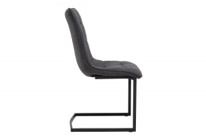 SET 4 SCAUNE GRI VINTAGE INCHIS MIAMI 38501 DESIGN MODERN - Img 3