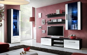 SET LIVING MODULAR CU LED GALINO F 23 ZW GF STIL MODERN ASM