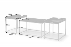 SET MASUTE, ELEMENTS, DIN METAL SI FURNIR, STIL MODERN - Img 7