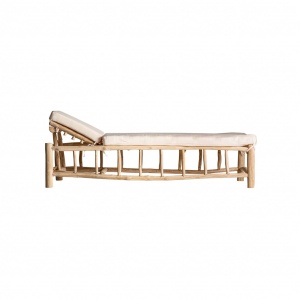 SEZLONG ATIBO REF. 28949,CULOARE NATURALA, STIL RUSTIC, DIN LEMN MASIV TEAK, VIC - Img 2