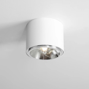 SPOT BOT, 9 CM, ALB, DIN METAL, STIL MODERN - Img 3