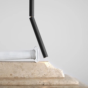 SPOT STICK S, 42 CM, NEGRU, DIN METAL, STIL MODERN - Img 4