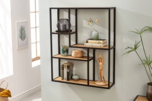 STOC!!! RAFT 90CM, SLIM LINE, COD 42030, DIN METAL SI FURNIR, STIL INDUSTRIAL