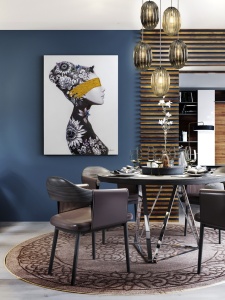 TABLOU CANVAS PERFIL I, 90x120 CM, STIL MODERN