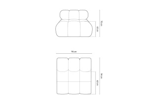 TABURET BELLIS, 94 CM, DIVERSE CULORI SI MATERIALE, DESIGN DEOSEBIT - Img 21