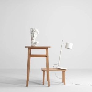 VEIOZA BOT, 47 CM, ALBA, DIN METAL, STIL MODERN - Img 4