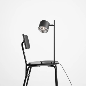 VEIOZA BOT, 47 CM, NEAGRA, DIN METAL, STIL MODERN