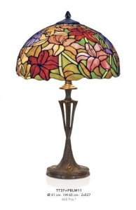 VEIOZA DEOSEBITA TIFFANY, COD TT37+PBLM11, DIN METAL SI STICLA