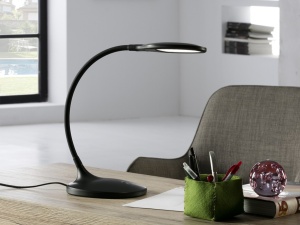 VEIOZA SCOOP, 42 CM, NEGRU MAT, DIN POLICARBONAT, STIL MODERN