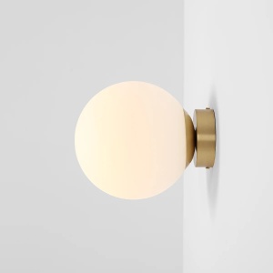 APLICA BALL M, 20 CM, ALAMA, DIN STICLA SI METAL, STIL MODERN