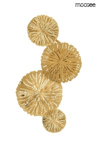 APLICA LIRIO 4 GOLD, CONFECTIONATA DIN METAL, STIL MODERN