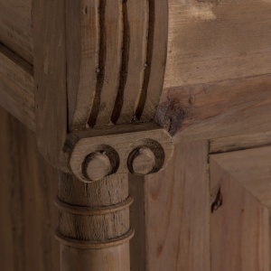 BAR COUNTER REF. 26625, CULOARE NATURALA, STIL CLASIC, DIN LEMN DE PIN RECICLAT, VIC - Img 6