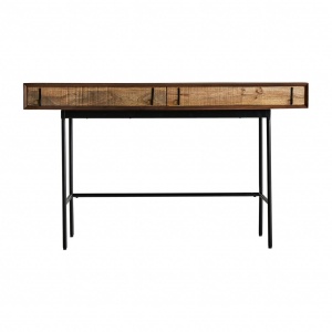 BIROU TRAP REF. 26273, DIN LEMN MASIV DE MANGO SI METAL, STIL INDUSTRIAL, VIC