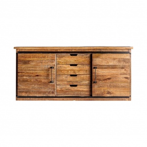 BUFET ANTRIM REF. 27801 INDUSTRIAL, DIN LEMN DE MANGO SI METAL, VIC