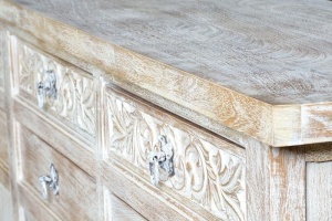 BUFET DALIA 6683, MARO, DIN LEMN DE MANGO, STIL VINTAGE G&C - Img 4