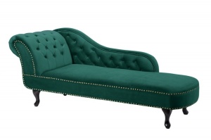 CANAPEA DE COLT/DIVAN CHESTERFIELD 170CM, VERDE SMARALD, ARTIM GROUP SELECTION - Img 6