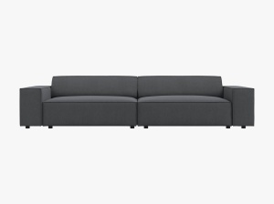 CANAPEA JODIE, 4 LOCURI, 244 CM, DIVERSE CULORI SI MATERIALE, DESIGN DEOSEBIT - Img 10