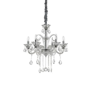 CANDELABRU CRISTAL COLOSSAL SP6, TRASPARENT, DESIGN CLASIC, IDEAL LUX