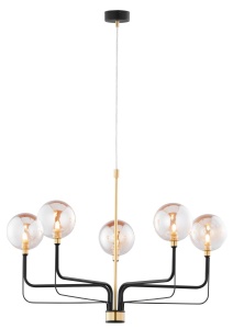 CANDELABRU ERIS 1886, DIN METAL SI STICLA, STIL MODERN, JUPITER
