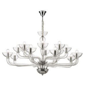 CANDELABRU EXTRAVAGANT CASANOVA SP16, TRANSPARENT, DESIGN MODERN, IDEAL LUX