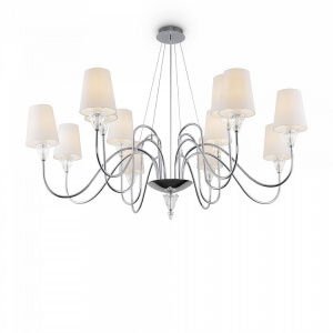 CANDELABRU FLORERO MOD078PL-12CH, DIN METAL SI TEXTIL, STIL MODERN, MAYTONI - Img 2