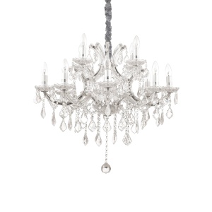 CANDELABRU NAPOLEON SP12, CROM, DIN STICLA, STIL CLASIC