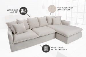 COLTAR 255CM, DIN MATERIAL IN, CULOARE CREM, DESIGN MODERN, ARTIM GROUP SELECTION - Img 8