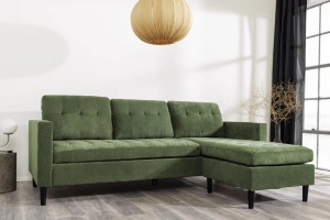 COLTAR 3 LOCURI, STOCKHOLM 220CM, STANGA/DREAPTA, CATIFEA RAIAT VERDE, ARTIM GROUP SELECTION - Img 11