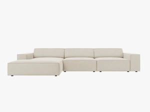 COLTAR JODIE, STANGA, 4 LOCURI, 284 CM, DIVERSE CULORI SI MATERIALE, DESIGN DEOSEBIT - Img 4