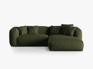 COLTAR MARTINA DREAPTA, 2 LOCURI, 280 CM, DIVERSE CULORI SI MATERIALE, DESIGN DEOSEBIT - Img 4