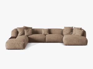 COLTAR MARTINA STANGA, 4+ LOCURI, 406 CM, DIVERSE CULORI SI MATERIALE, DESIGN DEOSEBIT - Img 10