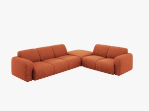 COLTAR MOLINO, DREAPTA, 6 LOCURI, 315 CM, DIVERSE CULORI SI MATERIALE, DESIGN DEOSEBIT - Img 15