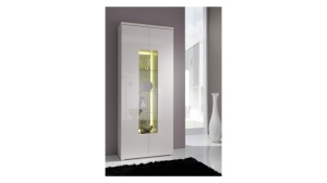 COMODA ALBA CU LED SI TELECOMANDA GRETA 92 cm - DESIGN MODERN - Img 2