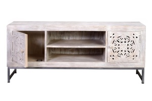 COMODA TV TALLA 6899, MARO, DIN LEMN DE MANGO SI METAL, STIL INDUSTRIAL G&C - Img 5