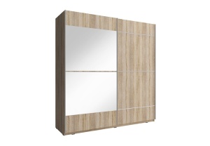 DULAP DORMITOR MIKA IV 200 STEJAR SONOMA DESIGN MODERN PSK